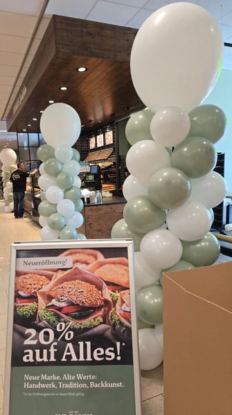 Ballonsäule und Ballongirlande Hameln · individuelle Eventdekoration