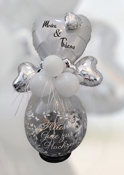 Geschenkballon Hameln · personalisiert zur Hochzeit
