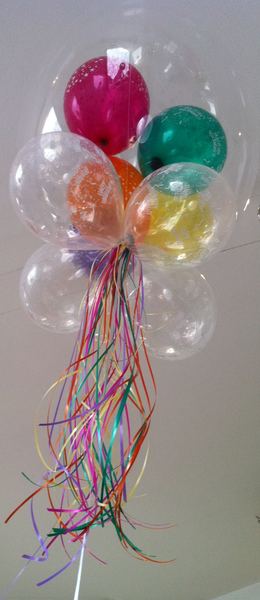 Heliumballons Hameln · Klarer Deko-Bubble zum 18. Geburtstag