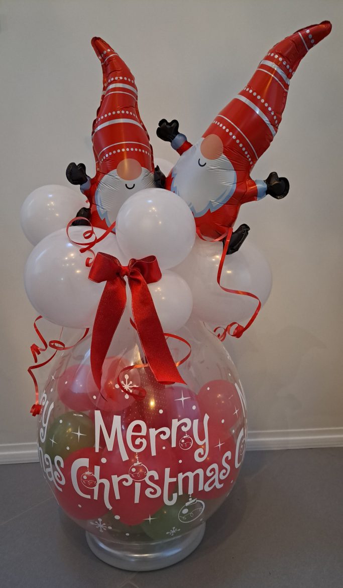 GeschenkballonWeihnachtswichtelMerryChristmasGeldgeschenkWeihnachtsgeschenkBallonShopHameln
