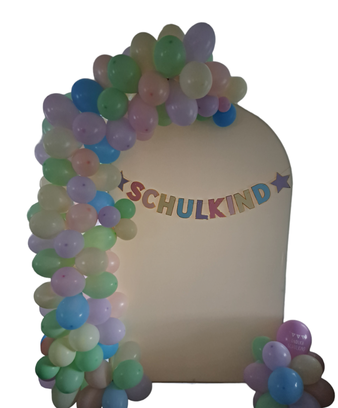 BallongirlandeEinschulungSchulkind