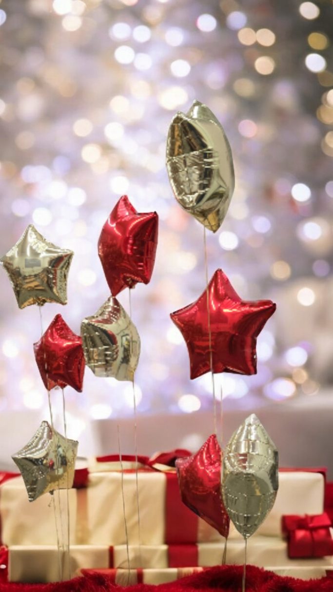 BallongirlandeGeschäftseröffnungFirmenWeihnachtsfeierGefüllteHeliumballonsOnlinebestFirmenfeierGeschäftlicheseventBallondekoBallonShopHameln