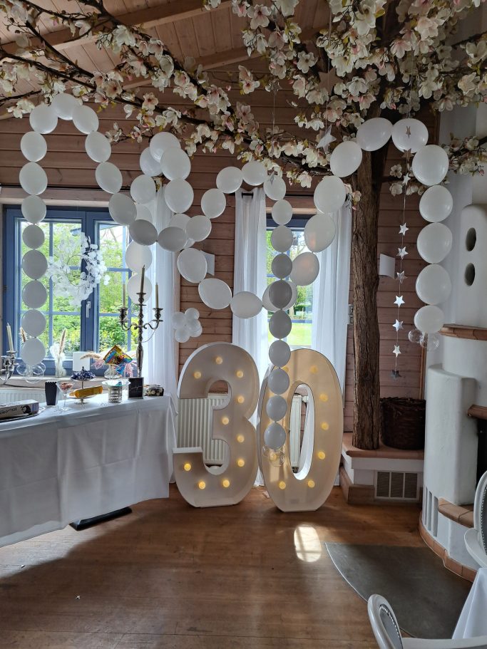 BallondekorationdreißigsterGeburtstagBallonShopHameln