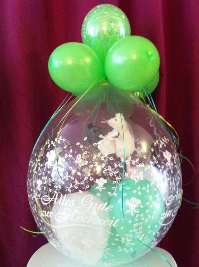 GeschenkeballonHamelnerHochzeitsrattenVerpackungsballonBallonShopHameln