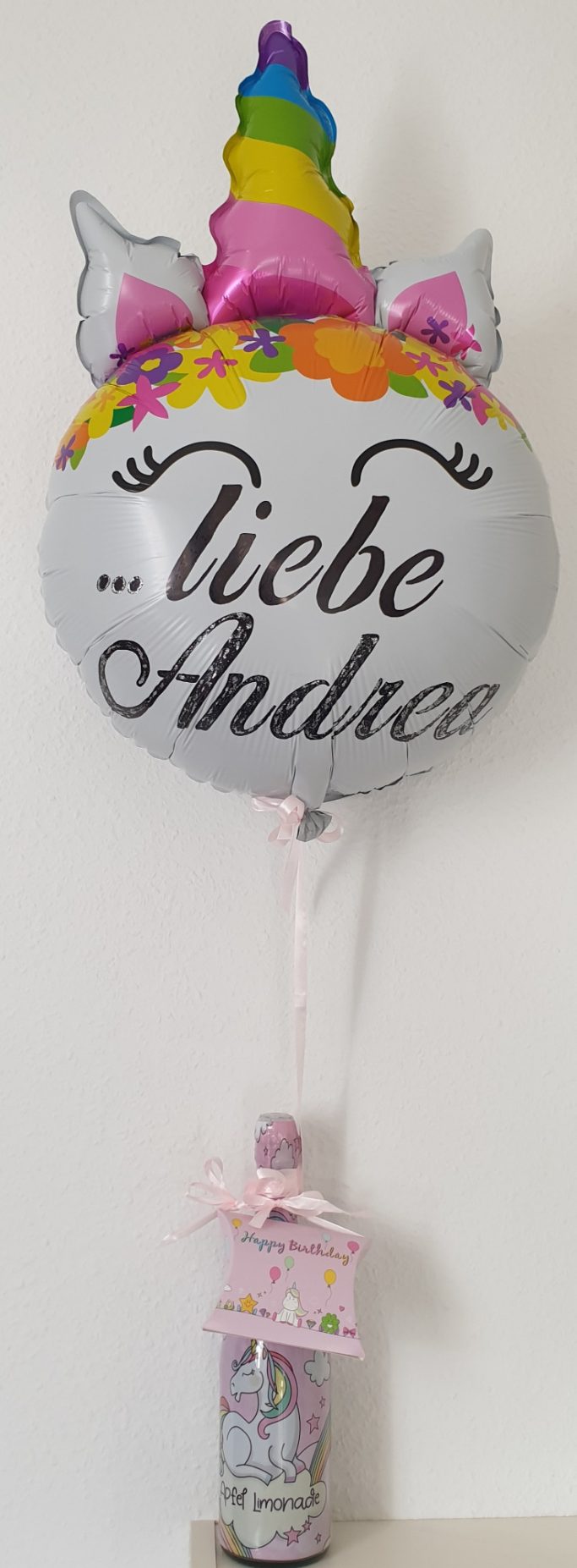 HeliumballonGeburtstagEinhornmitNamenBallonShopHameln