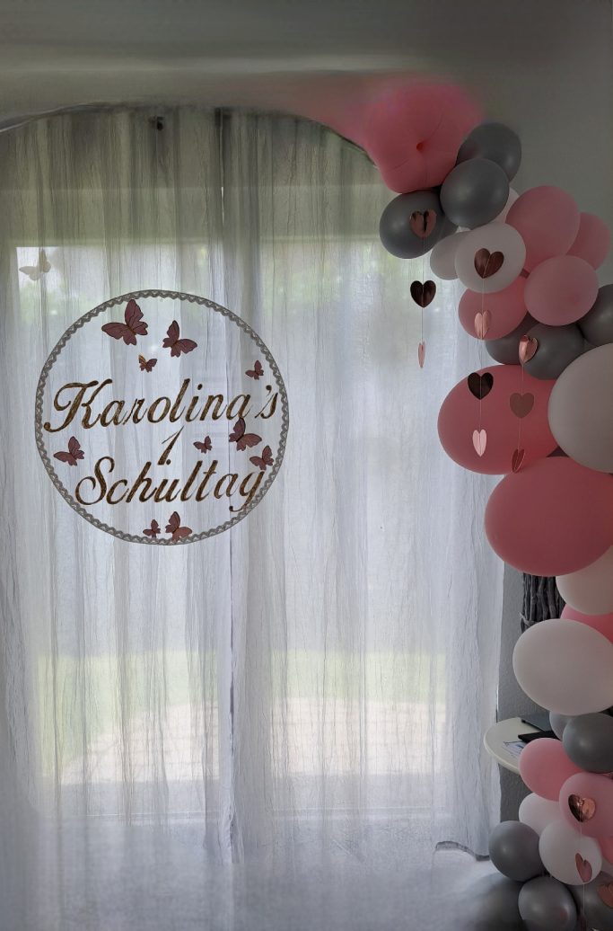 BallongirlandeEinschulungDekorationHameln