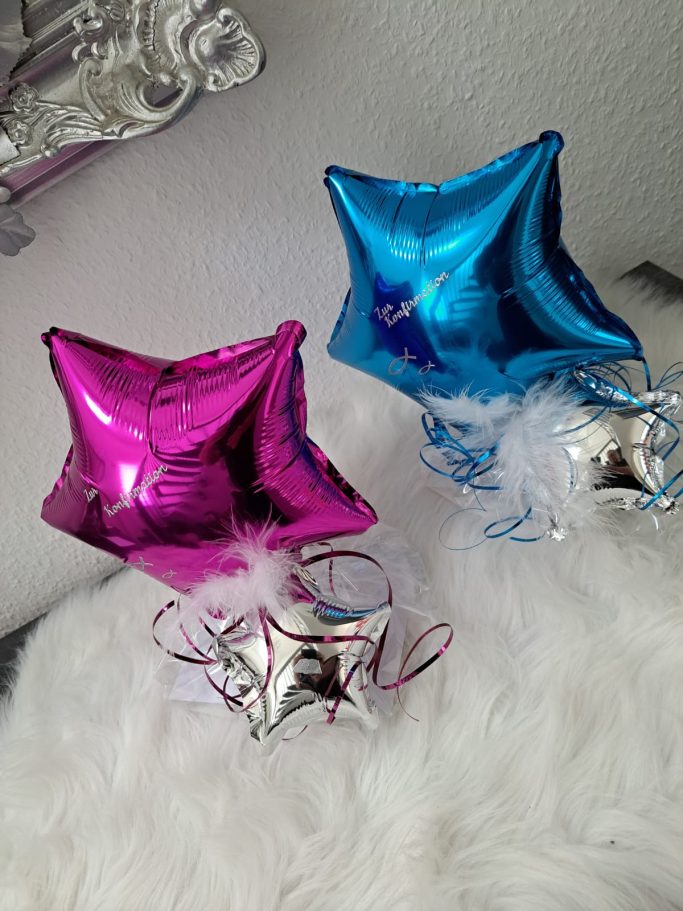 FolienballonSterneKonfermationGeldgeschenkBallonShopHameln