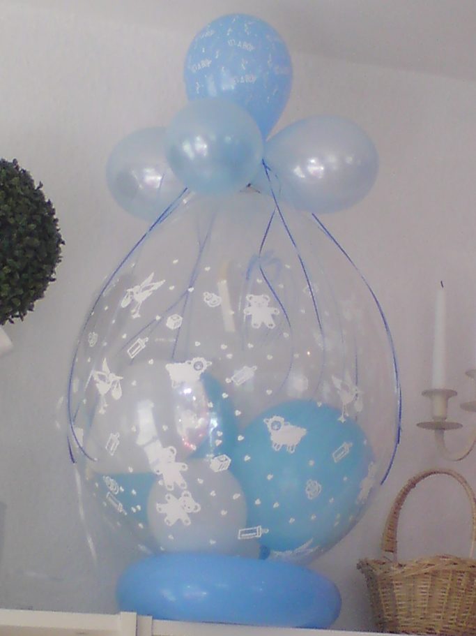GeschenkballonBabypartyHellblauBallonShopHameln