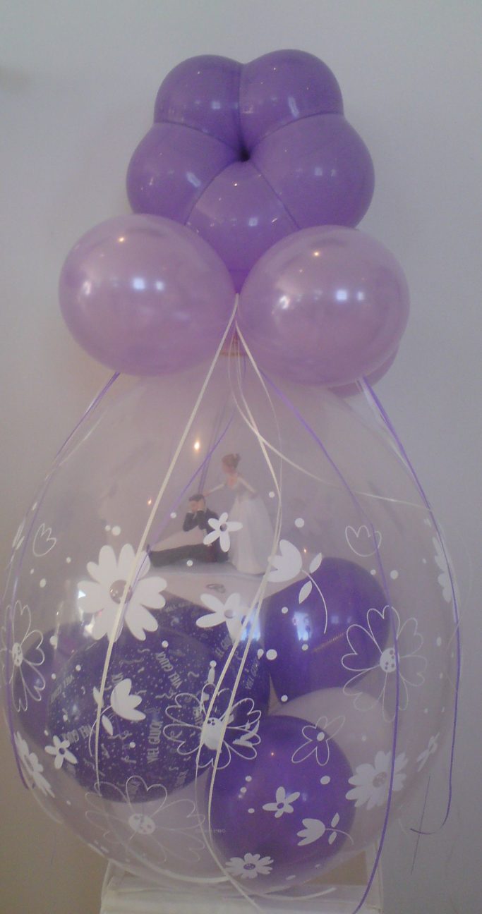 GeschenkballonHochzeitsgeschenkLilaBrautpärchenBallonShopHameln