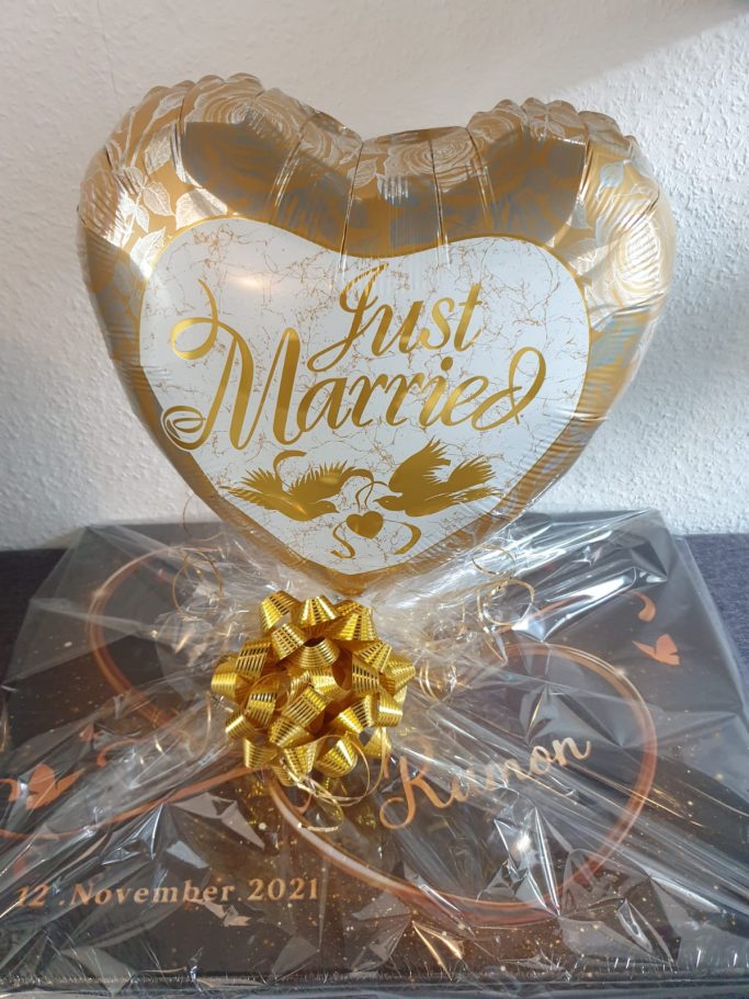 GoldenerFolienballonHerzHochzeitGeschenkBallonShopHameln